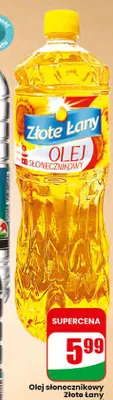 Olej słonecznikowy Złote Łany promocja w Dino