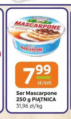 Ser mascarpone Piątnica promocja w Społem Częstochowa