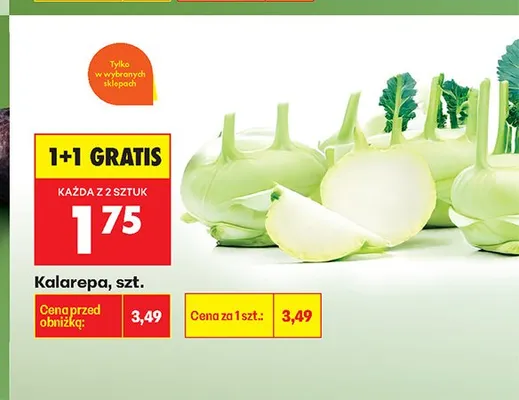 Kalarepa promocja w Biedronka