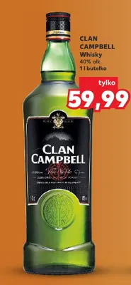 Whisky Clan Campbell promocja w Kaufland
