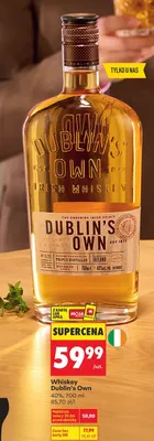 Whiskey Dublin's Own promocja w Biedronka