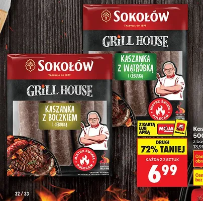 Kaszanka z wątróbką Grill House promocja w Biedronka