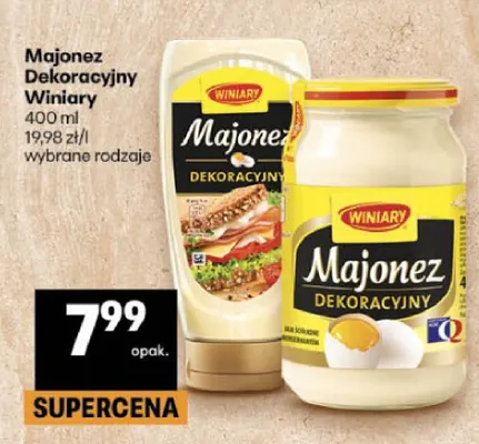 Majonez Dekoracyjny Winiary promocja w Delikatesy Centrum