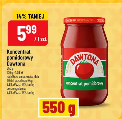 Koncentrat pomidorowy promocja w POLOmarket