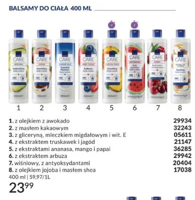 Balsam do ciała Avon Care z ekstraktem arbuza promocja w AVON