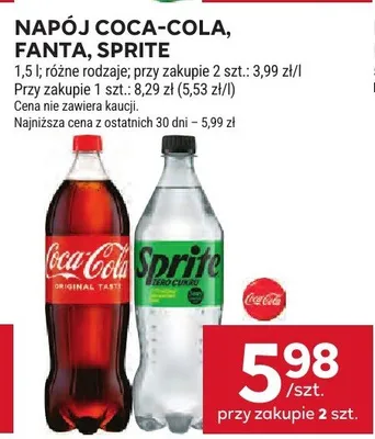 Napój Coca-Cola promocja w Stokrotka