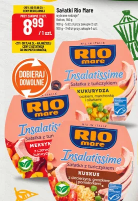 Sałatki Insalatis meksyk z tunem promocja w POLOmarket