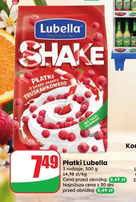 Płatki Lubella promocja w Dino