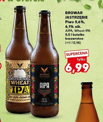 Piwo Jastrzębie AIPA 5,6% alk. promocja w Kaufland