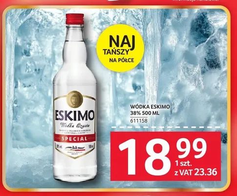 Wódka ESKIMO 38% promocja w Selgros