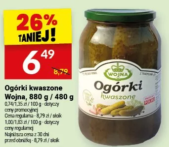 Ogórki kwaszone promocja w Twój Market