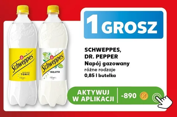 Napój gazowany Schweppes, Dr. Pepper promocja w Kaufland