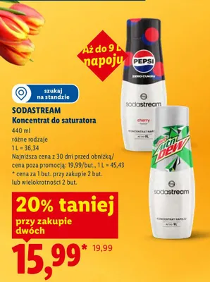 Koncentrat do saturatora promocja w Lidl