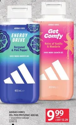Żel pod prysznic ADIDAS VIBES żel pod prysznic 400 ML promocja w Selgros