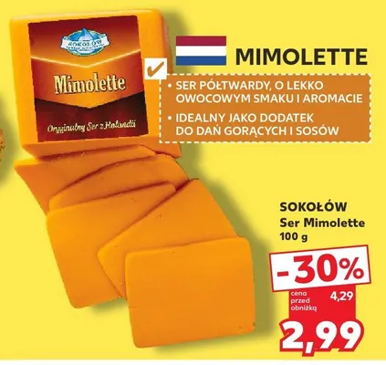 Ser Mimolette promocja w Kaufland