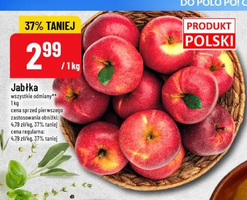 Jabłka promocja w POLOmarket