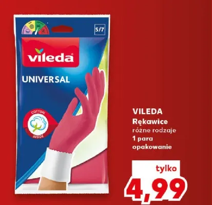 Rękawice Vileda promocja w Kaufland