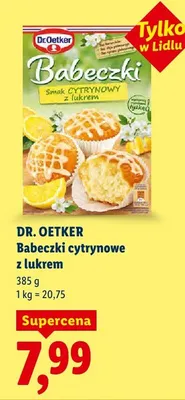Babeczki cytrynowe z lukrem promocja w Lidl