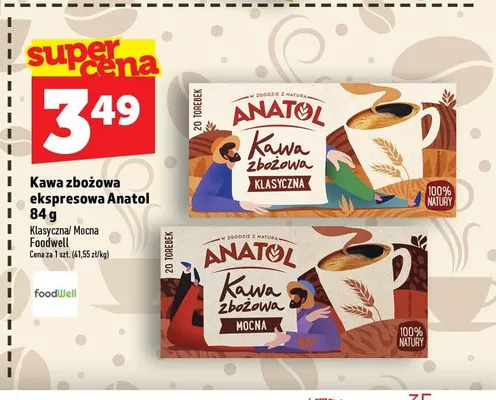Kawa zbożowa ekspresowa Anatol Mocna promocja w TOPAZ