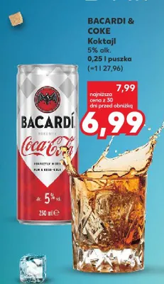 Koktajl Bacardi & Coke promocja w Kaufland