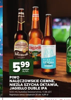 Piwo Nałęczowskie Ciemne promocja w Stokrotka