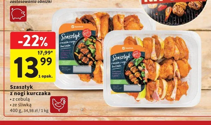 Szłyk z nogi kurczaka ze śliwką promocja w Intermarche