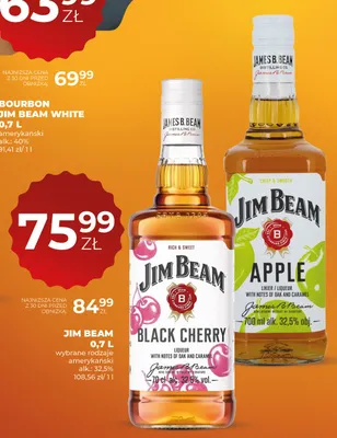Likier Jim Beam Apple promocja w Duży Ben