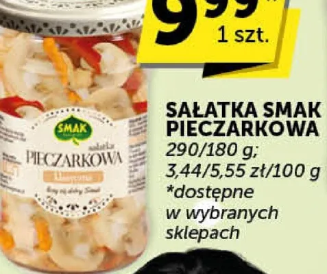 Sałatka Smak pieczarkowa promocja w Euro Sklep