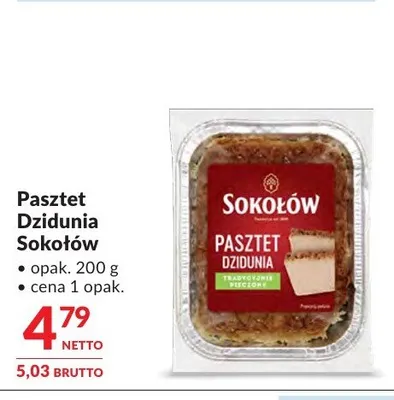 Pasztet Dzidunia Sokołów promocja w Makro