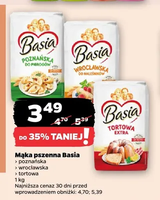 Mąka pszenna Basia poznańska promocja w Netto