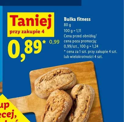 Bułka fitness promocja w Lidl