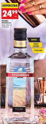 Wódka Stumbras 40% promocja w Biedronka