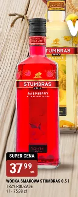 Wódka smakowa Stumbras trzy rodzaje promocja w bi1