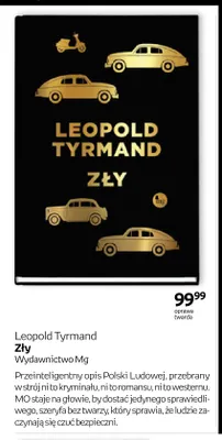 Książka Zły Leopold Tyrmand promocja w Empik