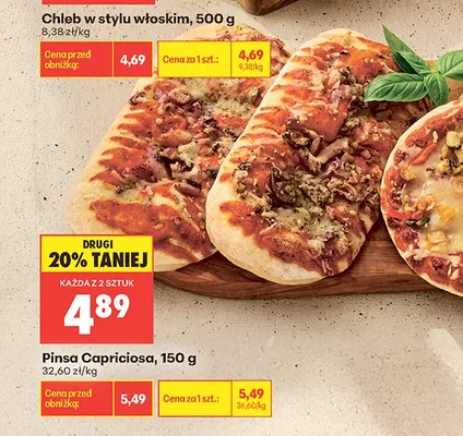 Pinsa Capriciosa promocja w Biedronka