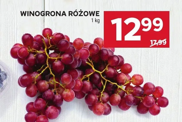 Winogrona różowe promocja w Stokrotka