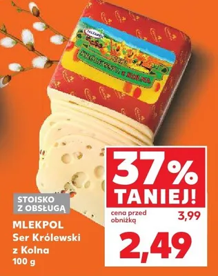 Ser Królewski z Kołna promocja w Kaufland