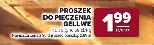 Proszek do pieczenia Gellwe promocja w Stokrotka