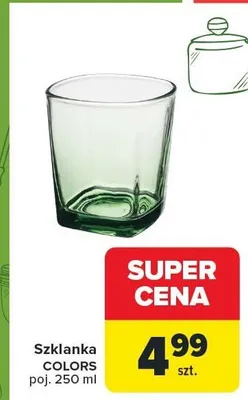 Szklanka COLORS poj. 250 ml promocja w Carrefour