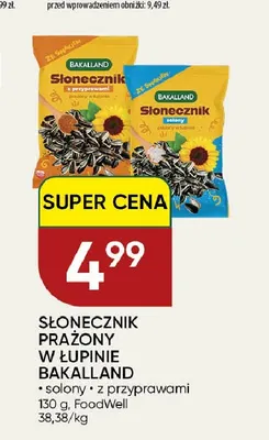 Słonecznik prażony w łupinie solony Bakalland promocja w Chata Polska