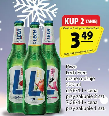 Piwo Lech Free różne rodzaje promocja w Prim Market