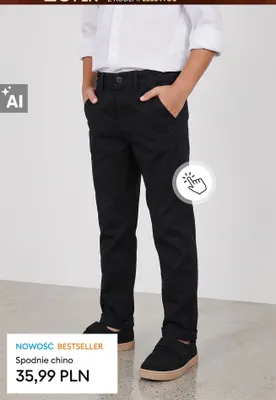 Spodnie chino promocja w Sinsay