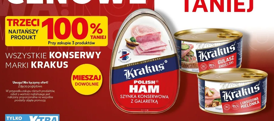 Gulasz angielski Krakus promocja w Kaufland