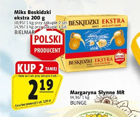 Miks Beskidzki ekstra Bielmar promocja w Prim Market