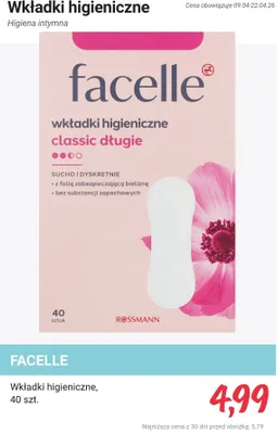 Wkładki higieniczne regular Always discreet promocja w Rossmann