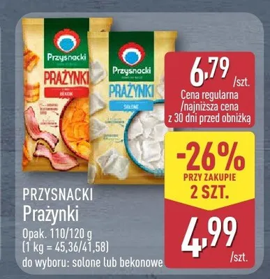Przysnacki Prażynki promocja w Aldi