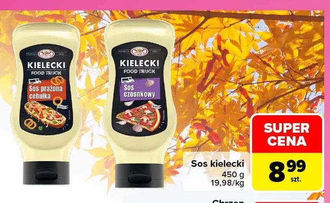 Sos kielecki czosnkowy promocja w Carrefour