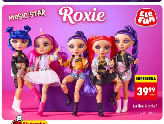 Lalka Roxie Elefun promocja w Biedronka