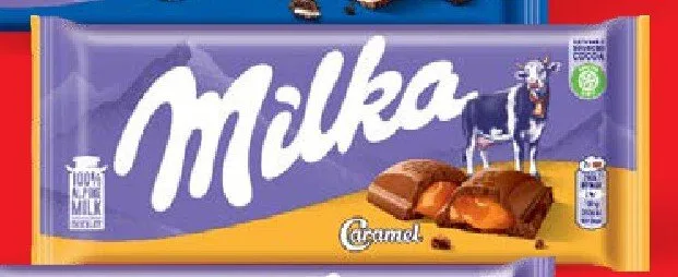 Czekolada Milka Caramel 80-100g promocja w Lidl