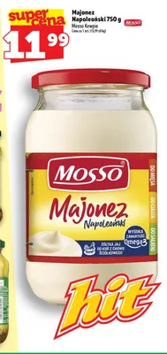 Majonez Napoleoński Mosso promocja w TOPAZ